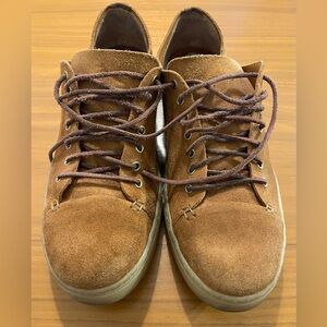 Men's Brown Suede Sneakers